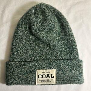 Coal Headwear Beanie Hat Adult Gray Heathered Cuffed Logo Outdoors Fine Living